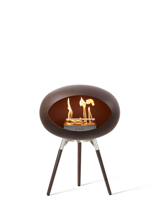 Le Feu - Dome Ground Low - Mocca + Steel + Smoked Oak + Steel - Skandi London