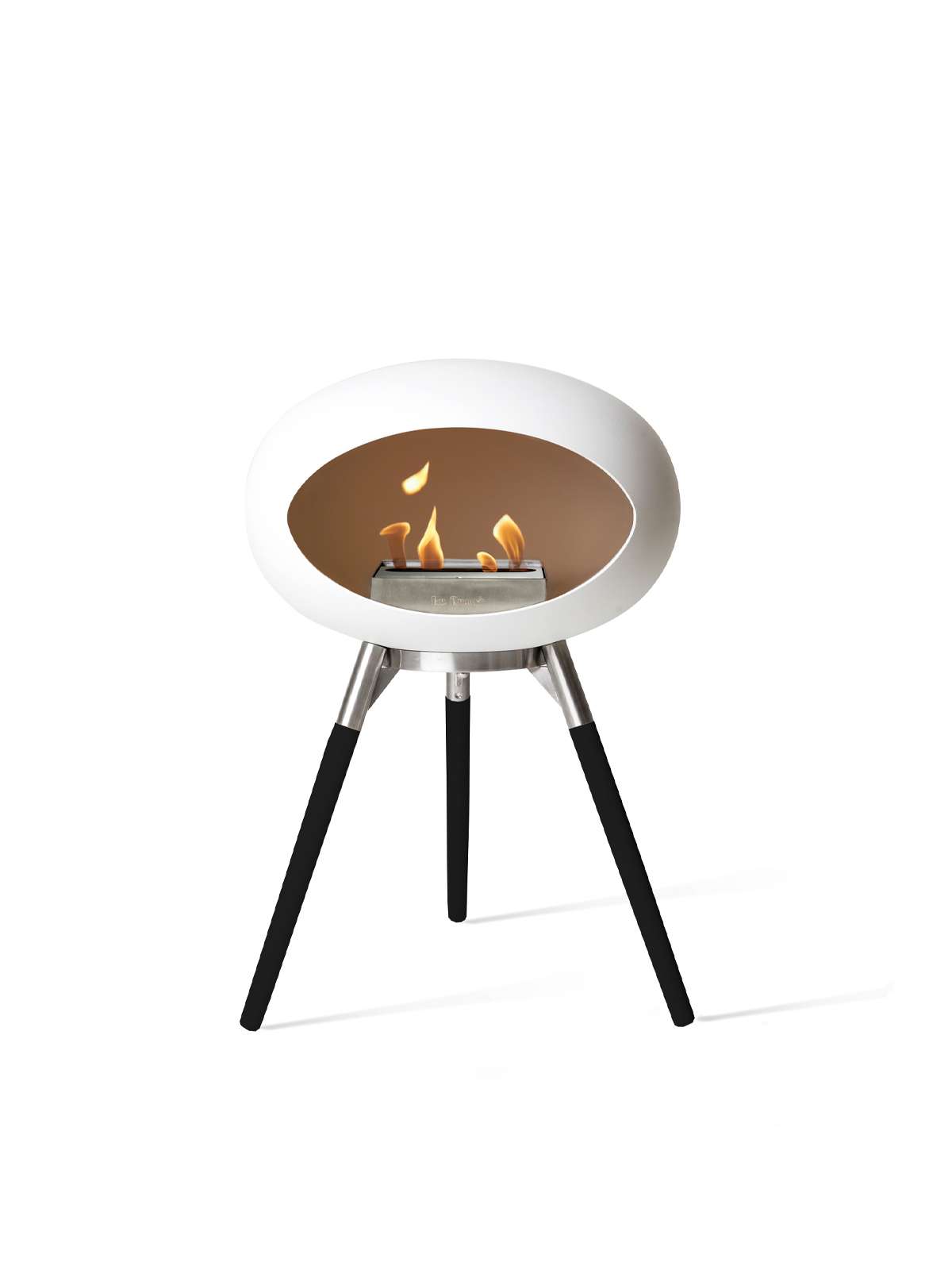 Le Feu - Dome Ground Low - White + Steel + Black + Steel - Skandi London