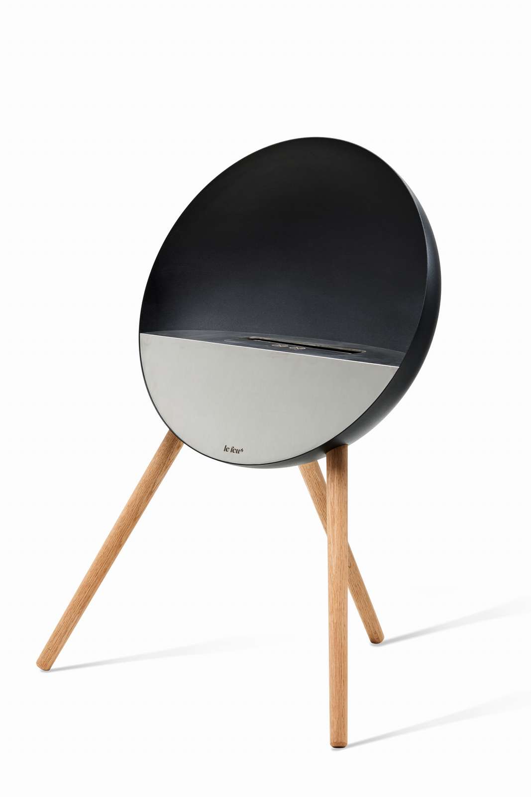 Le Feu - Eye - Black + Black + Mirror Glass + Soaptreated Oak - Skandi London