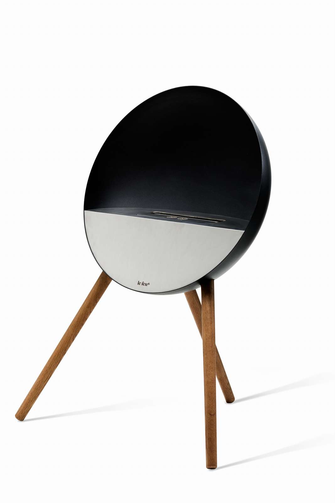 Le Feu - Eye - Black + Black + Mirror Glass + Smoked Oak - Skandi London