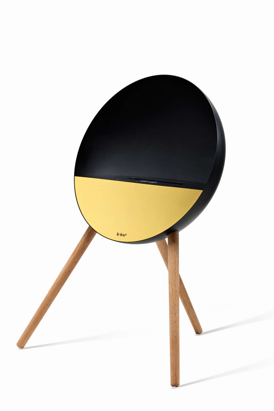 Le Feu - Eye - Black + Black + Rosegold + Soaptreated Oak - Skandi London