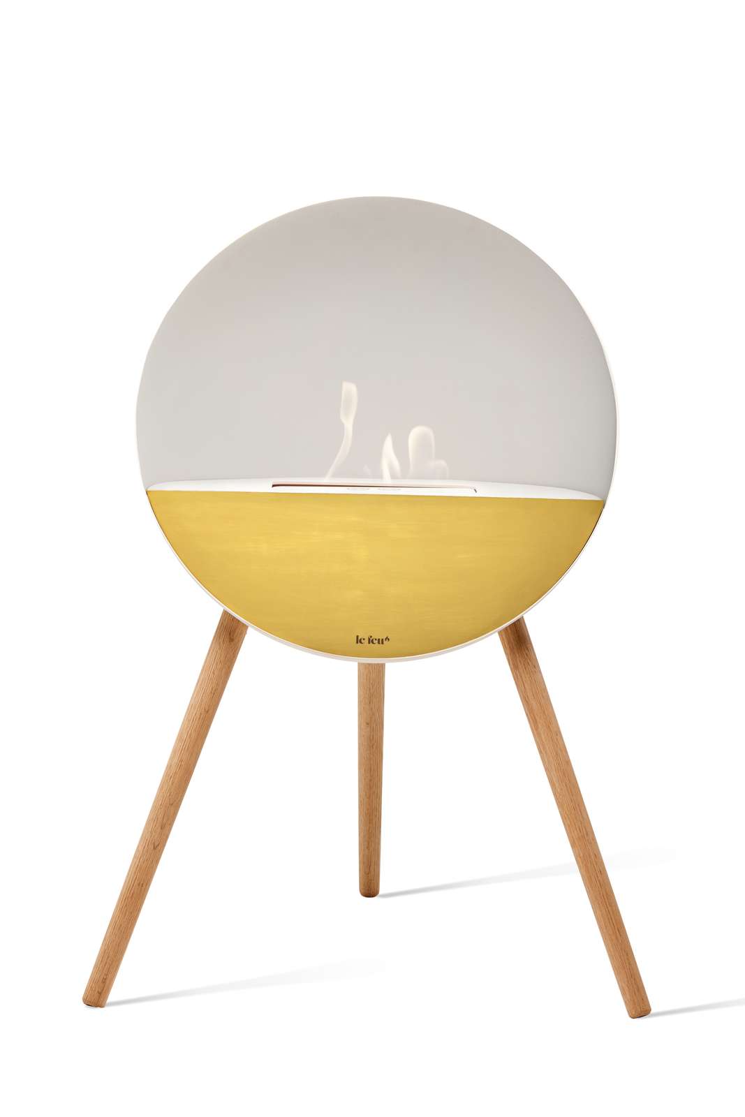 Le Feu - Eye - White + White + Rosegold + Soaptreated Oak - Skandi London