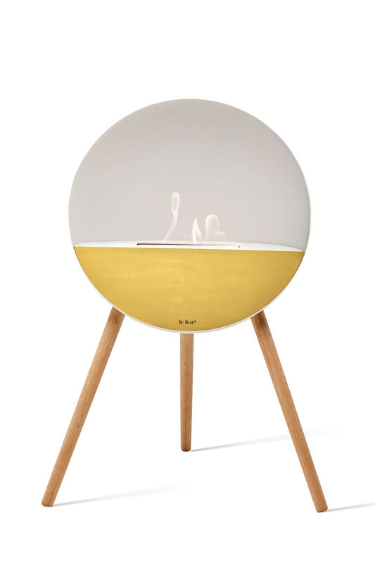 Le Feu - Eye - White + White + Rosegold + Soaptreated Oak - Skandi London