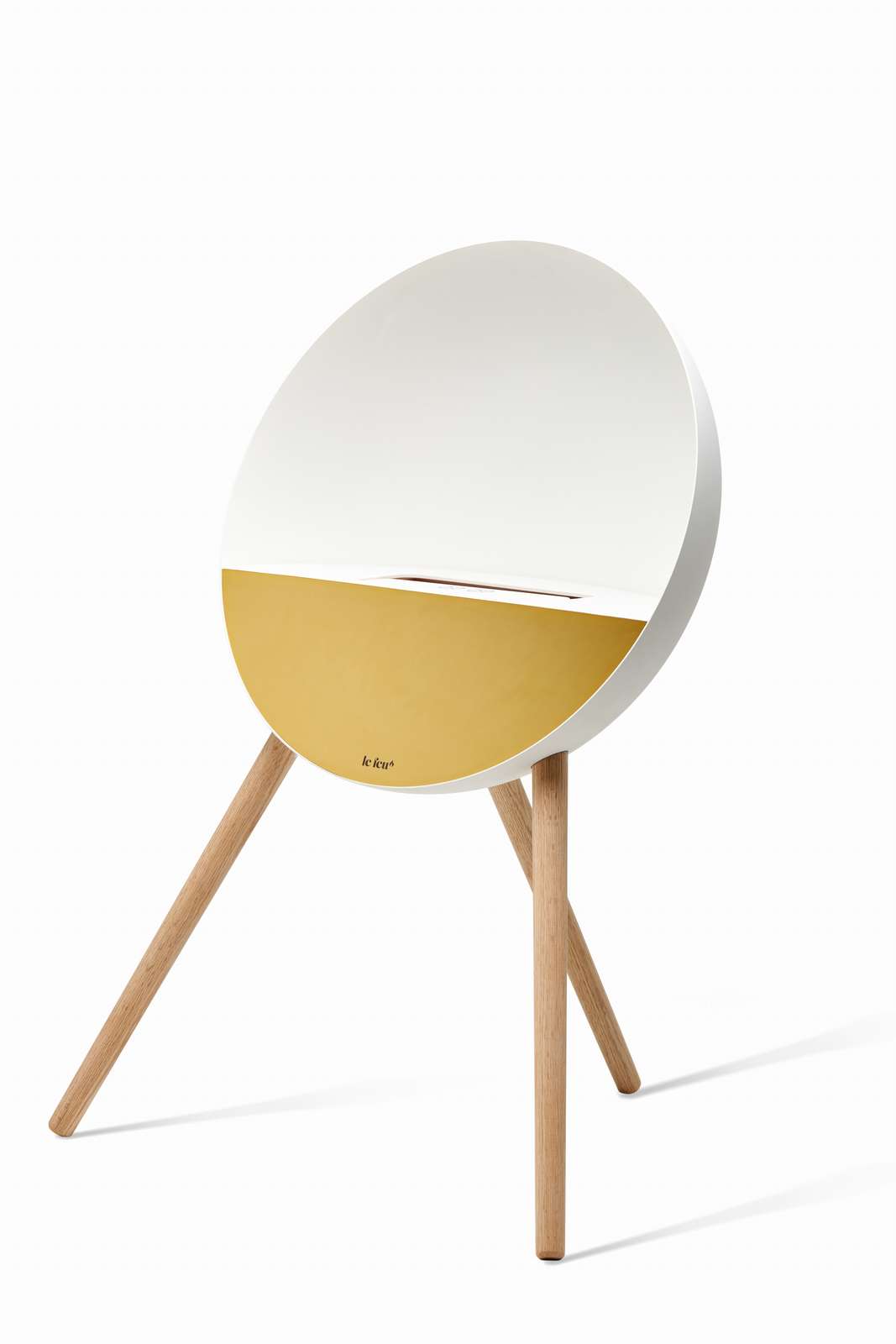Le Feu - Eye - White + White + Rosegold + Soaptreated Oak - Skandi London
