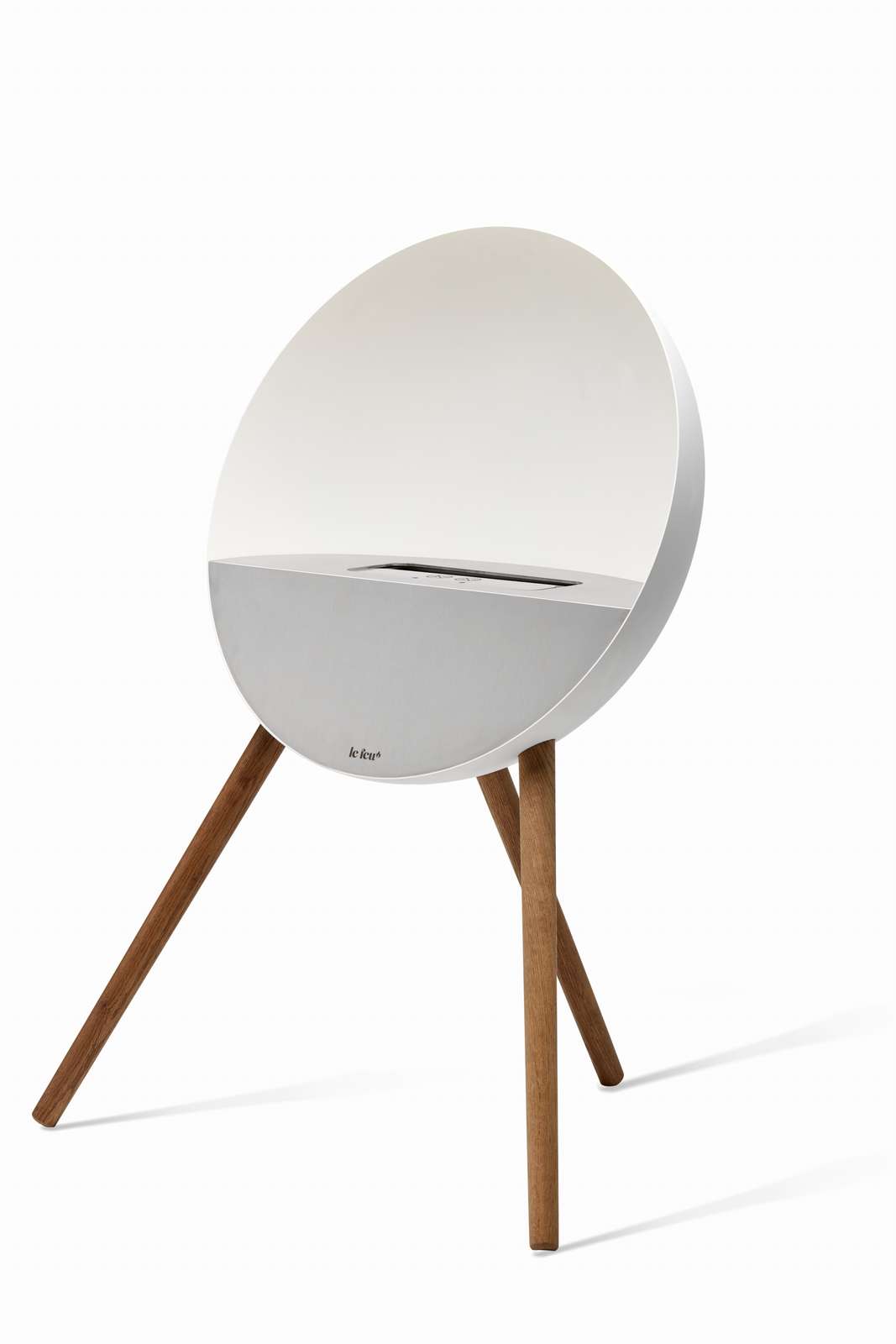 Le Feu - Eye - White + White + Mirrored Glass + Smoked Oak - Skandi London