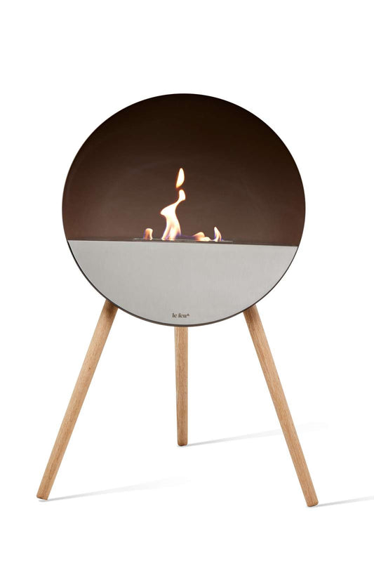 Le Feu - Eye - Mocca + Black + Mirror Glass + Soaptreated Oak - Skandi London