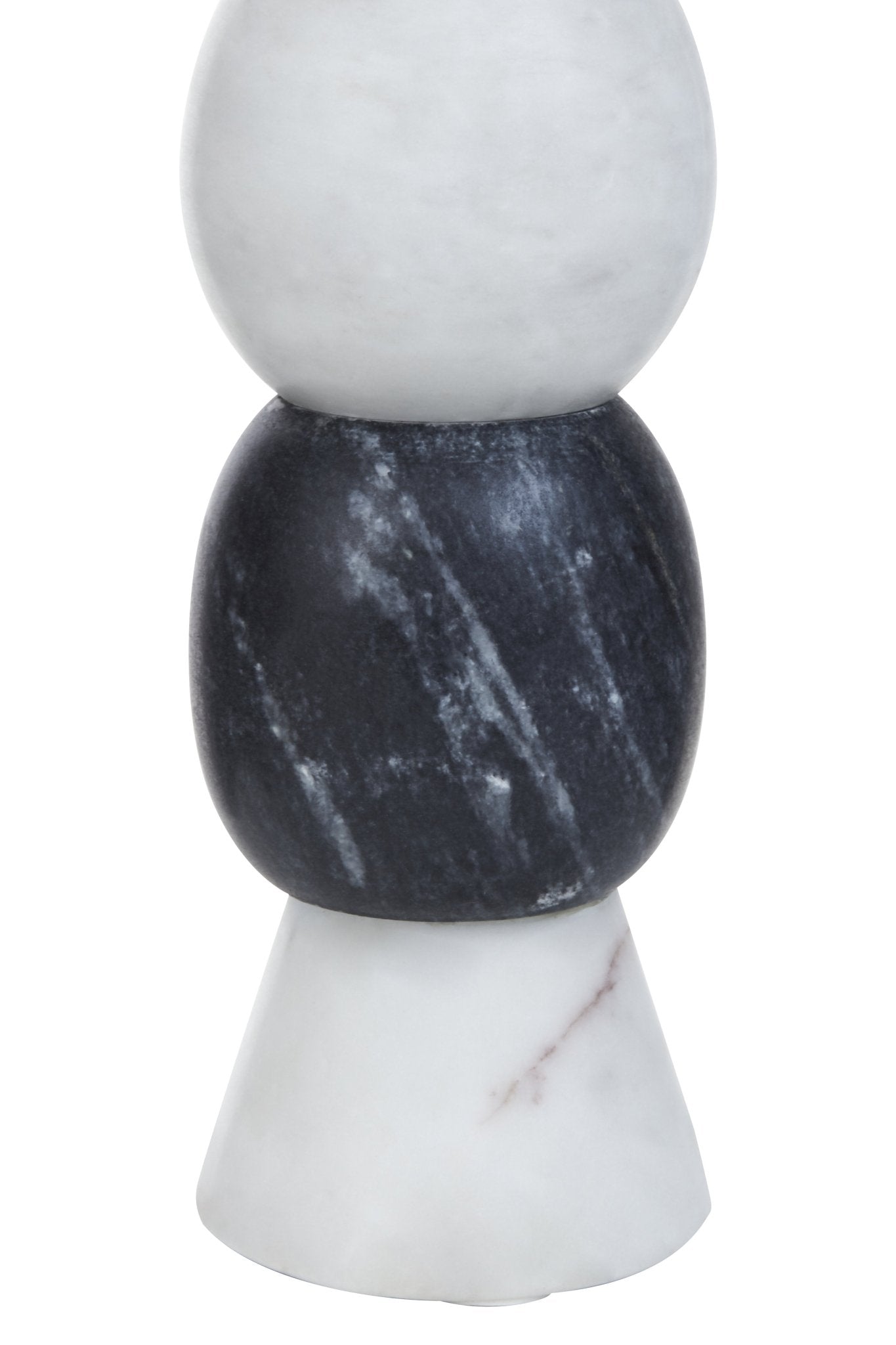 Leif Layered Marble Candle Holder - Skandi London