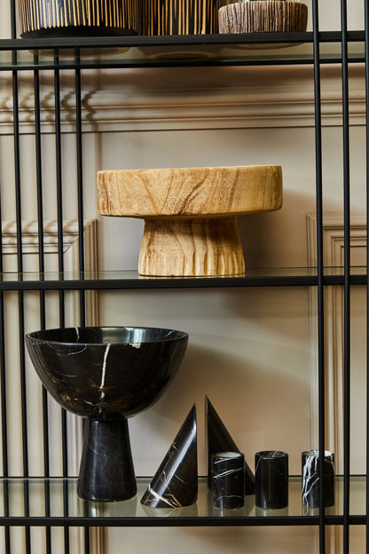 Annika Natural Engraved Round Bowl - Skandi London