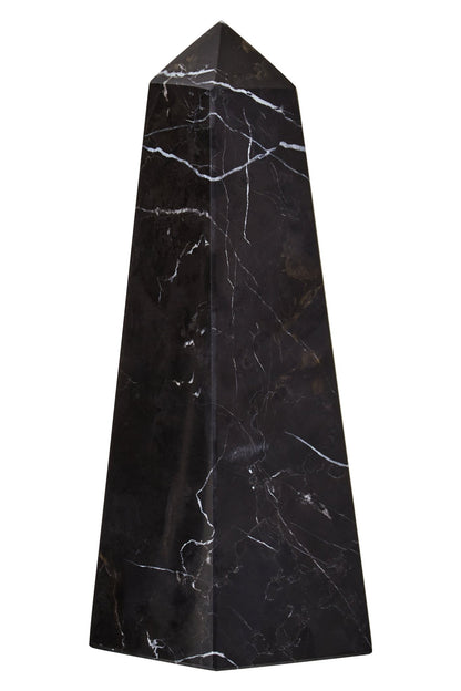 Vida Small Black Marble Obelisk - Skandi London