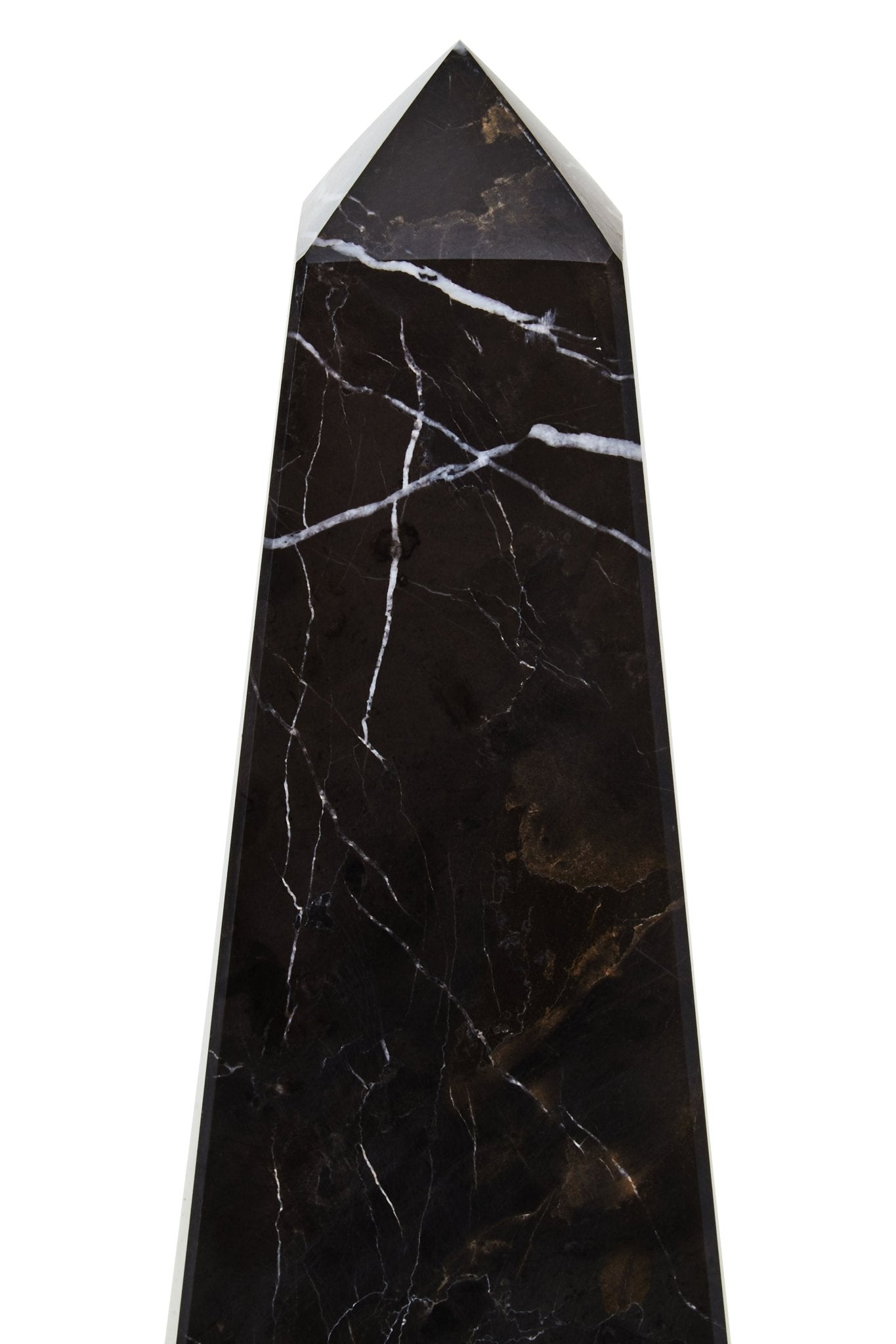 Vida Small Black Marble Obelisk - Skandi London