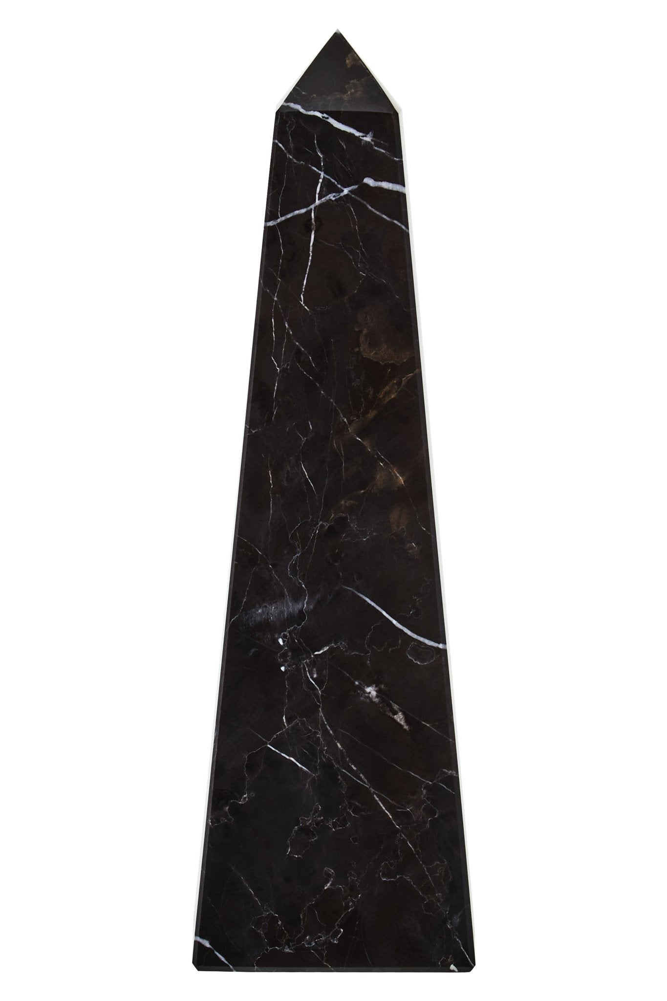 Vida Small Black Marble Obelisk - Skandi London