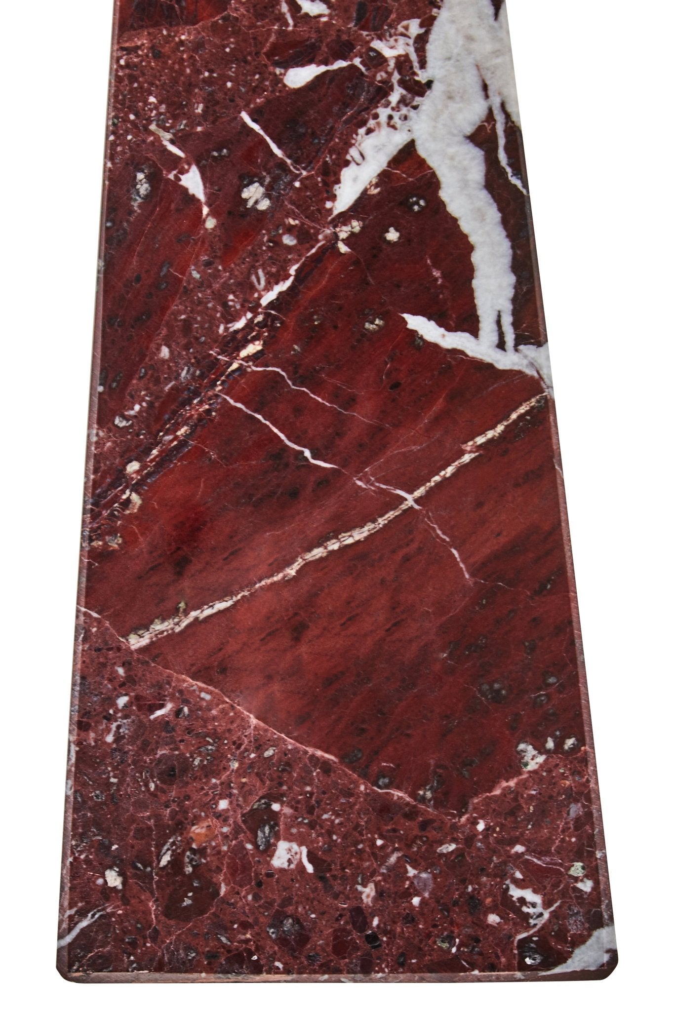 Vida Small Red Marble Obelisk - Skandi London