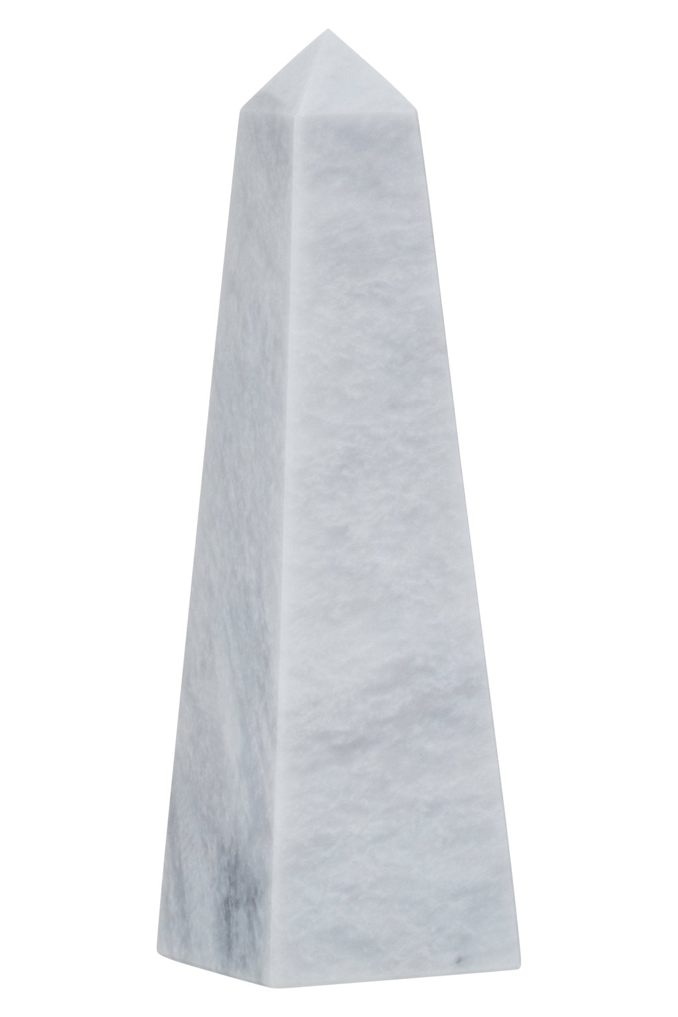 Vida Small White Marble Obelisk - Skandi London