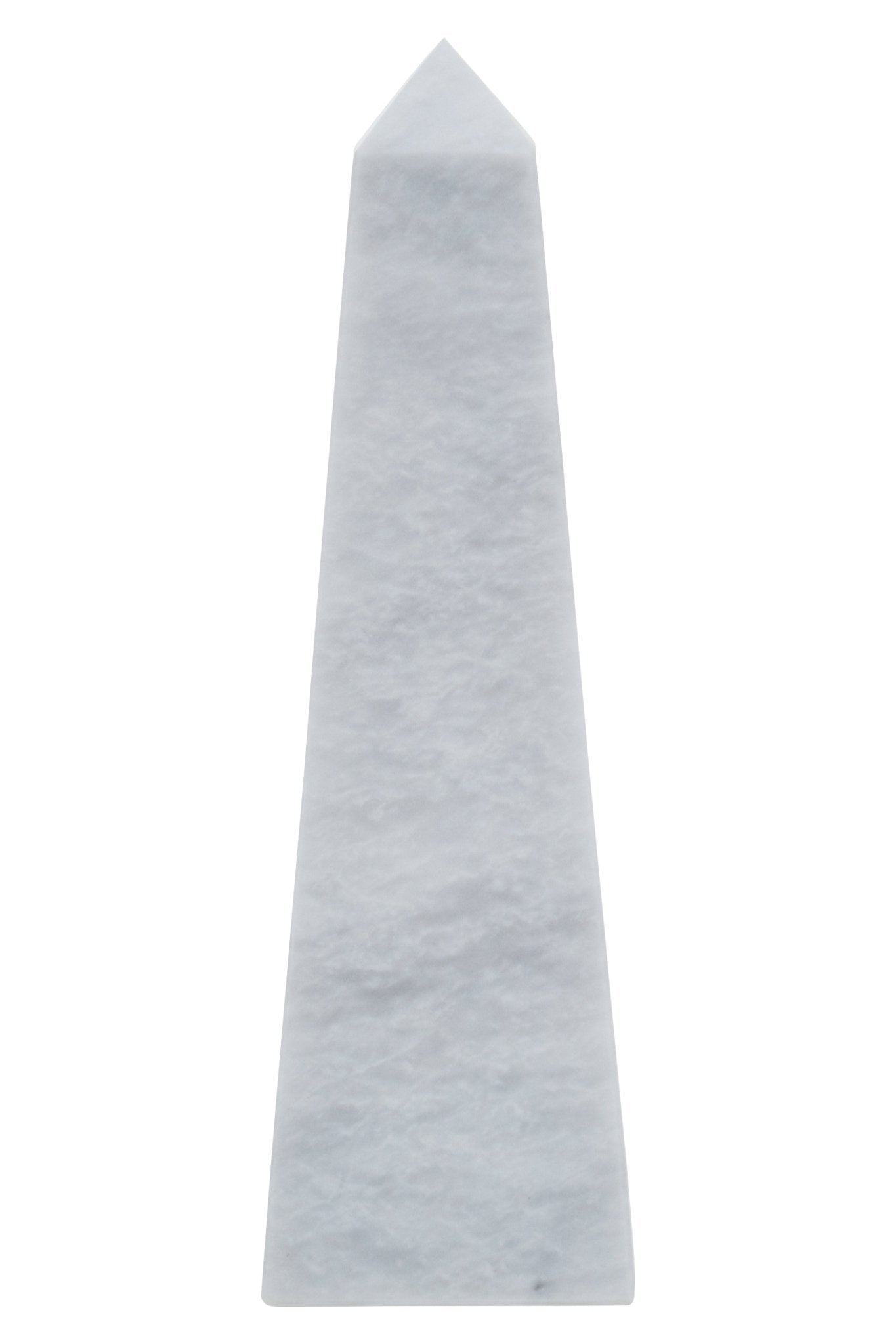 Vida Small White Marble Obelisk - Skandi London