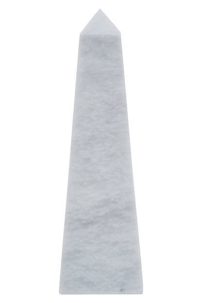 Vida Small White Marble Obelisk - Skandi London
