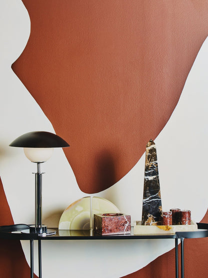 Vida Square Red Marble Bowl - Skandi London