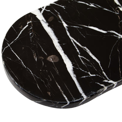 Vida Oval Black Marble Serving Board - Skandi London