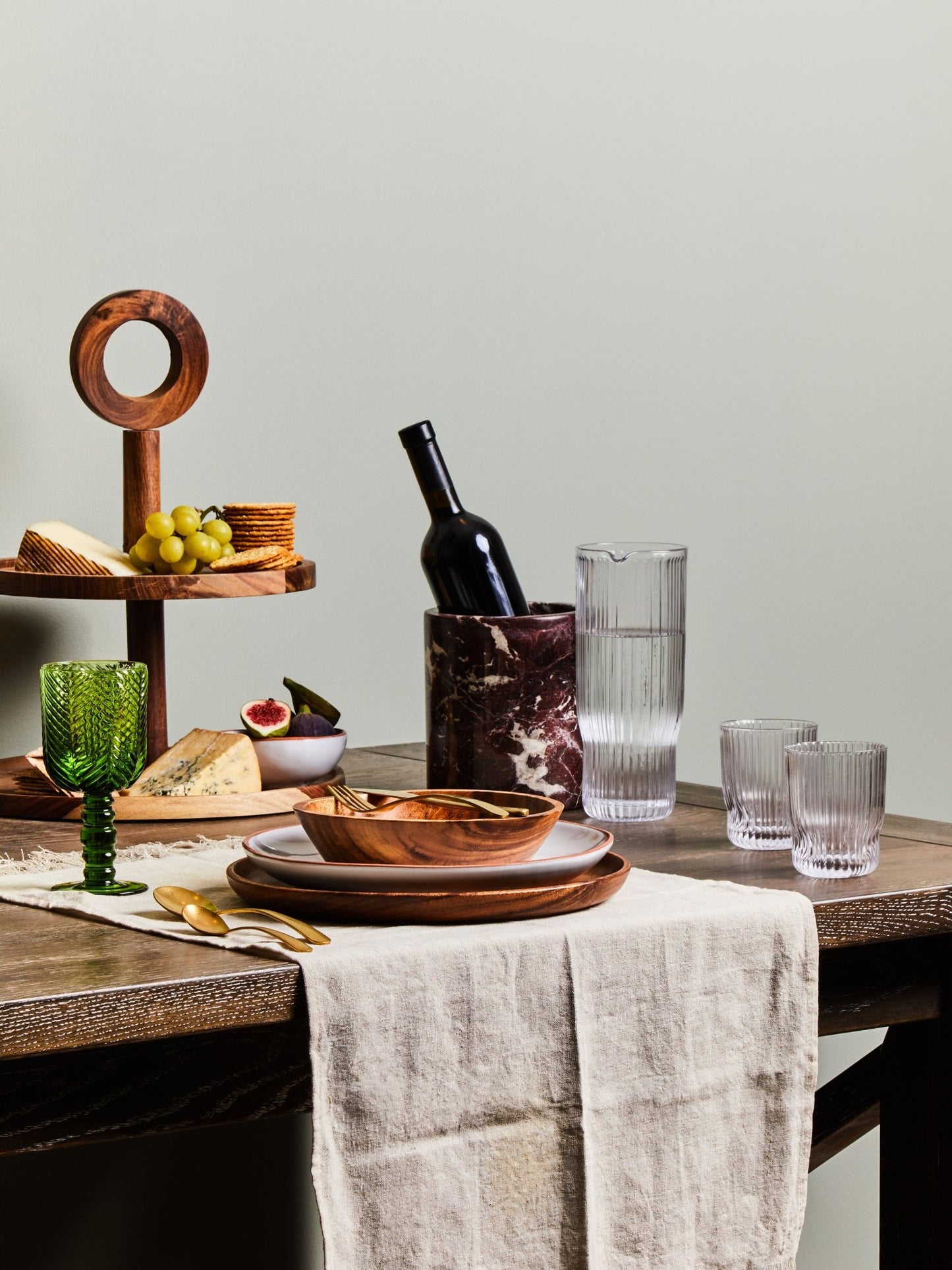 Vida Red Marble Wine Cooler - Skandi London