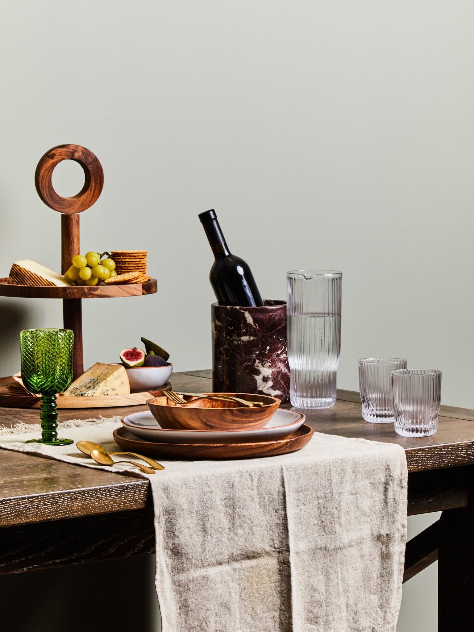 Vida Red Marble Wine Cooler - Skandi London