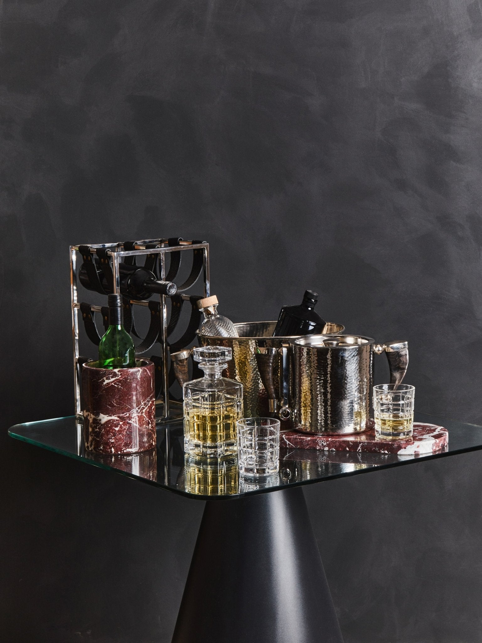 Vida Red Marble Wine Cooler - Skandi London