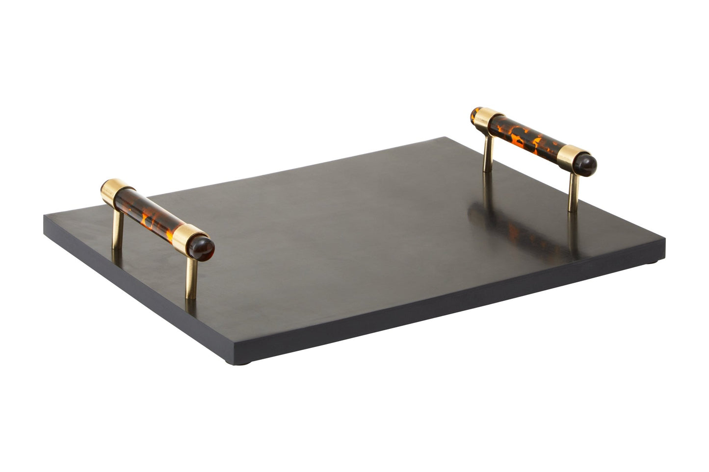 Mette Rectangular Tortoise Shell Tray - Skandi London