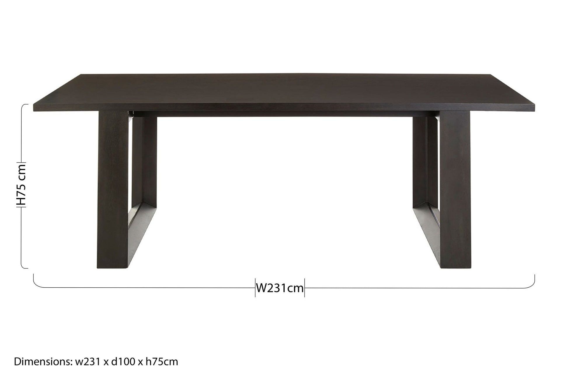 Dagmar Dining Table in oak veneer - Skandi London