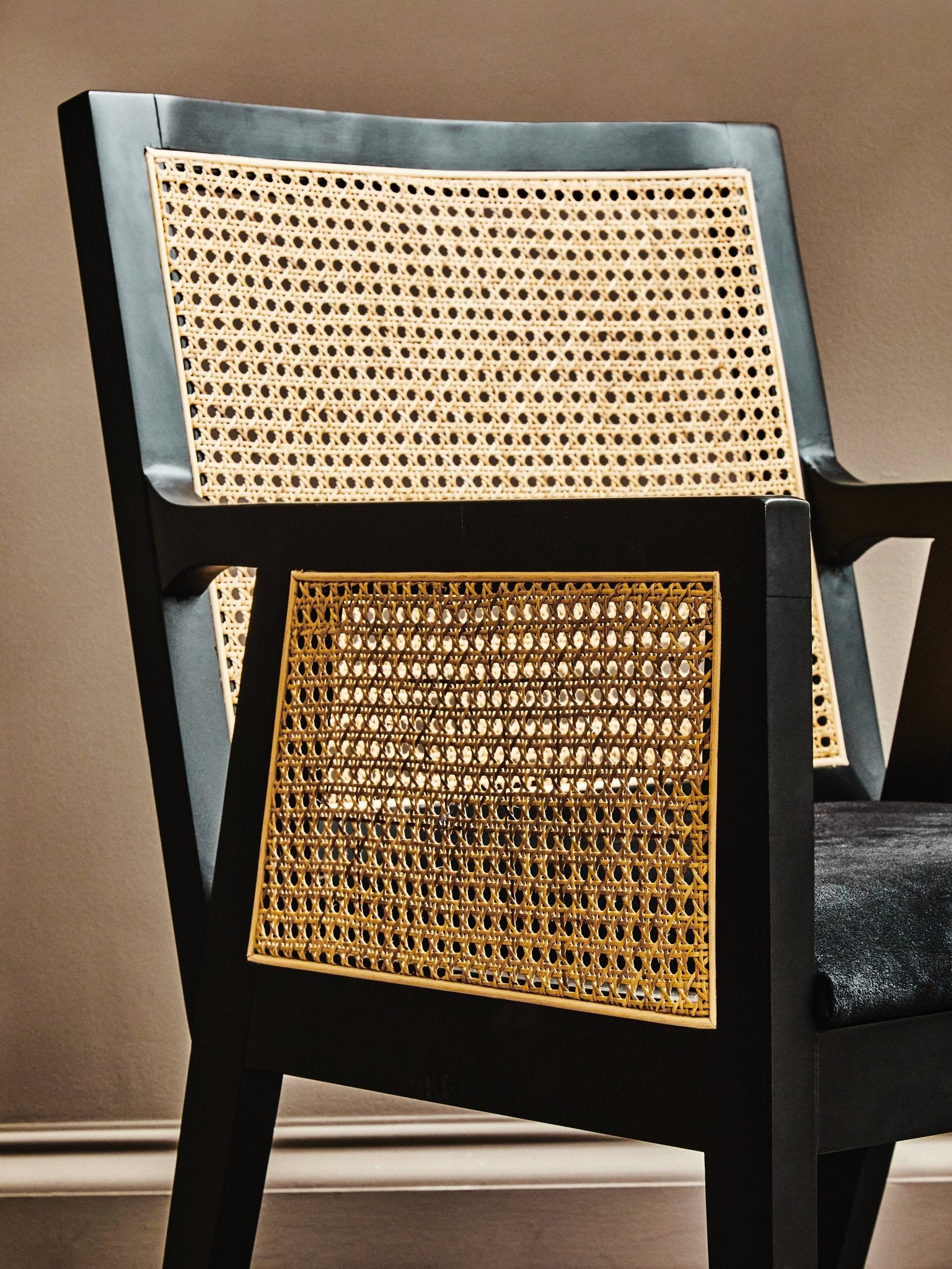 Carin Cane Rattan Back Chair - Skandi London