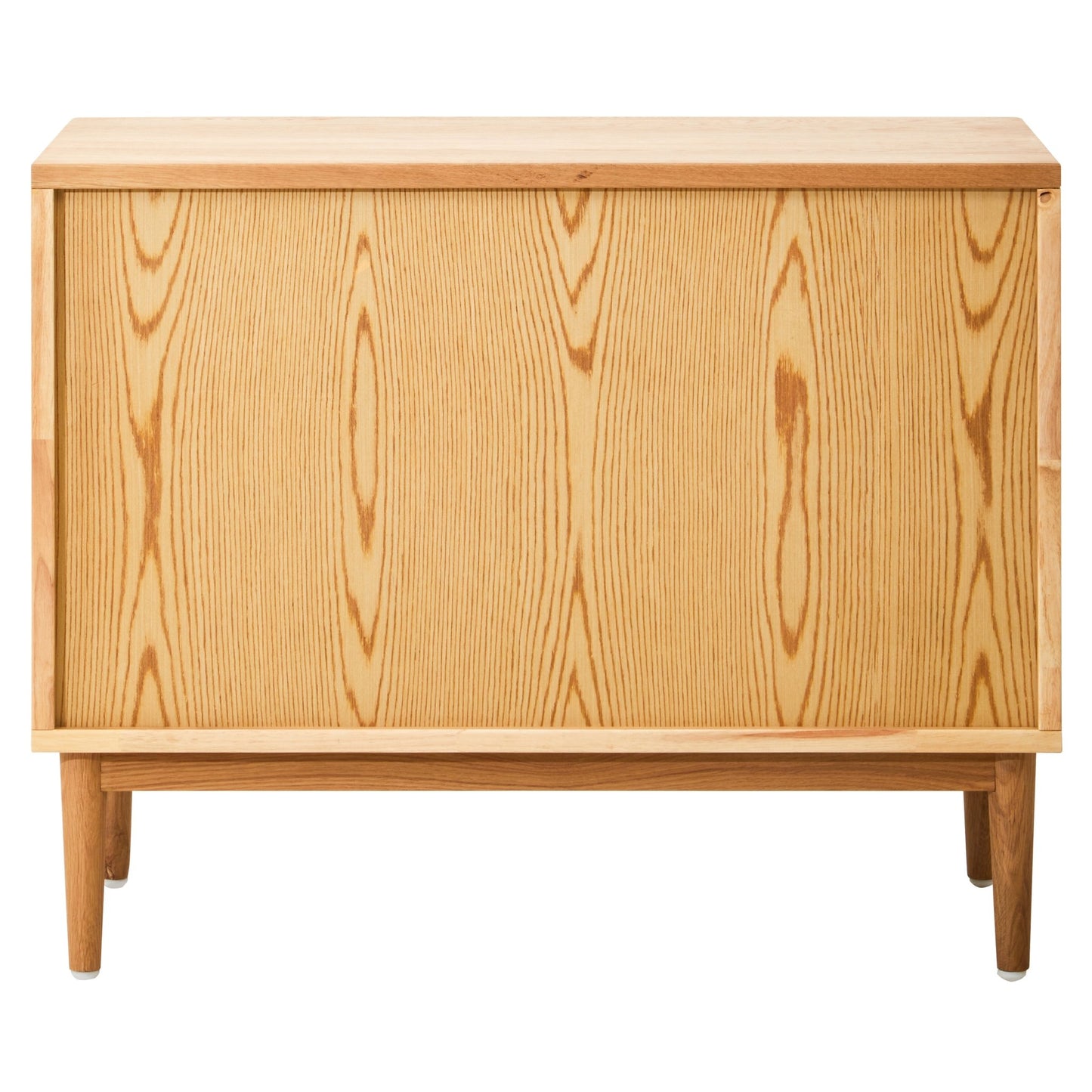 Janica Rattan and Oak Wood Two Drawer Chest - Skandi London