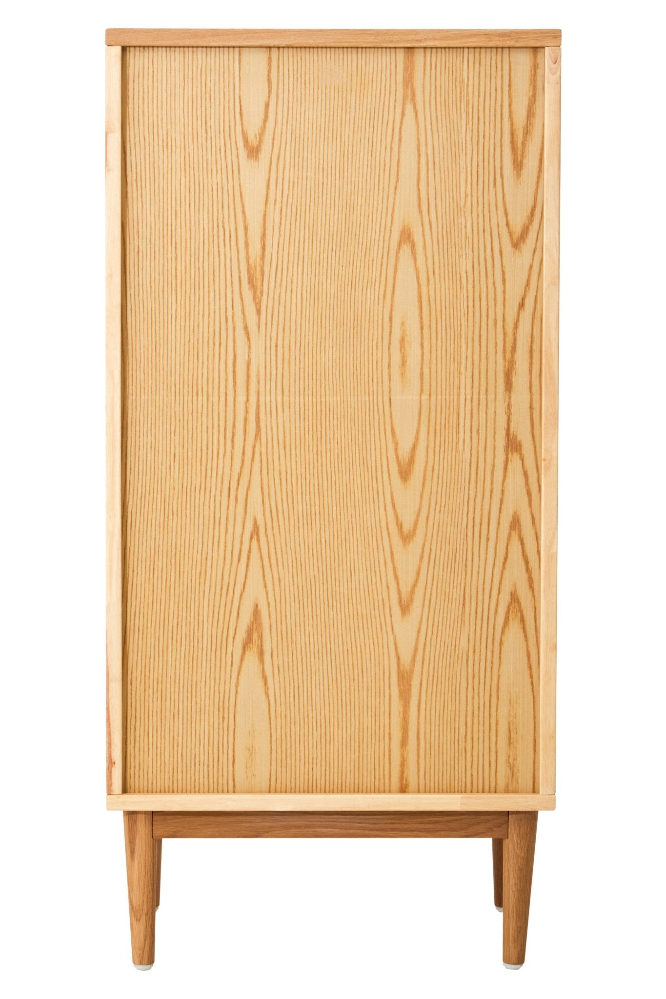 Janica Rattan and Oak Three Drawer Wood Chest - Skandi London