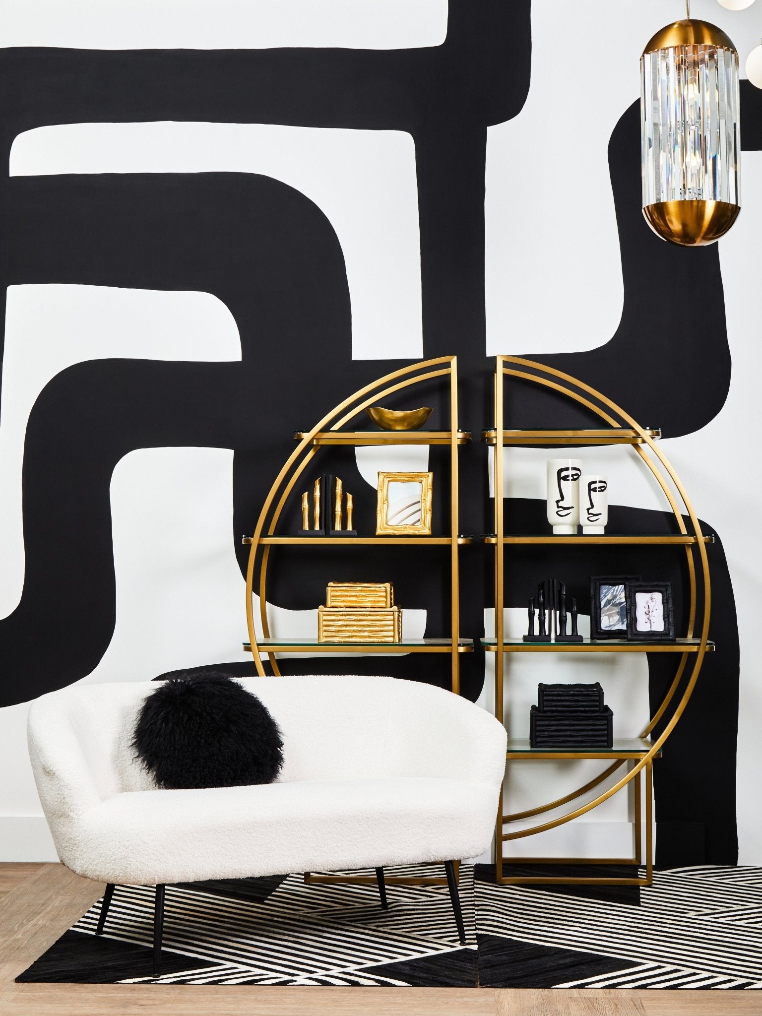 Sigvard Two Seat Sofa With Black Finish Legs - Skandi London