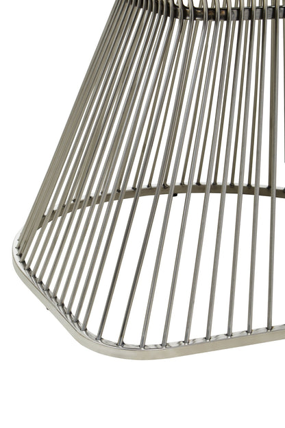 Sander Black and Silver Velvet Chair - Skandi London