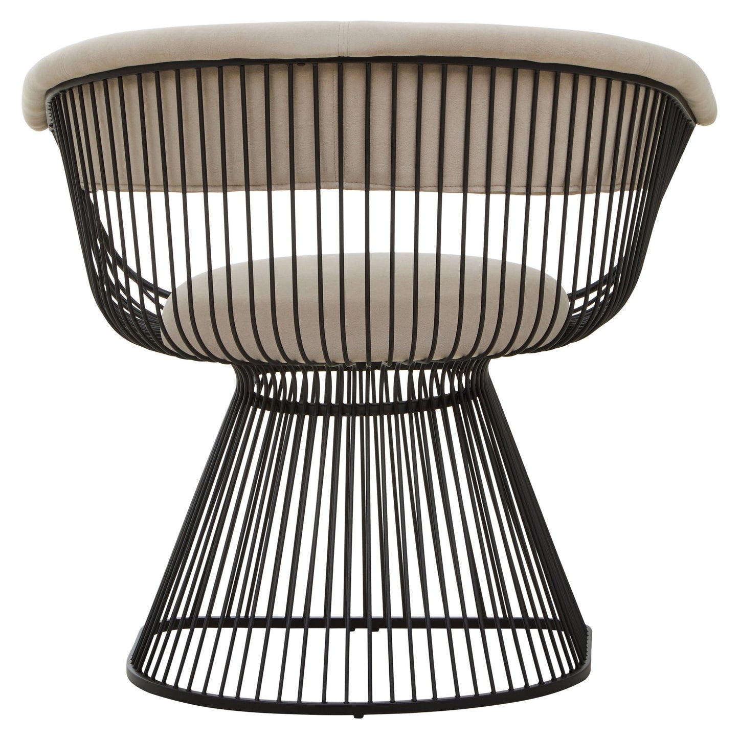 Sander Mink and Black Velvet Chair - Skandi London