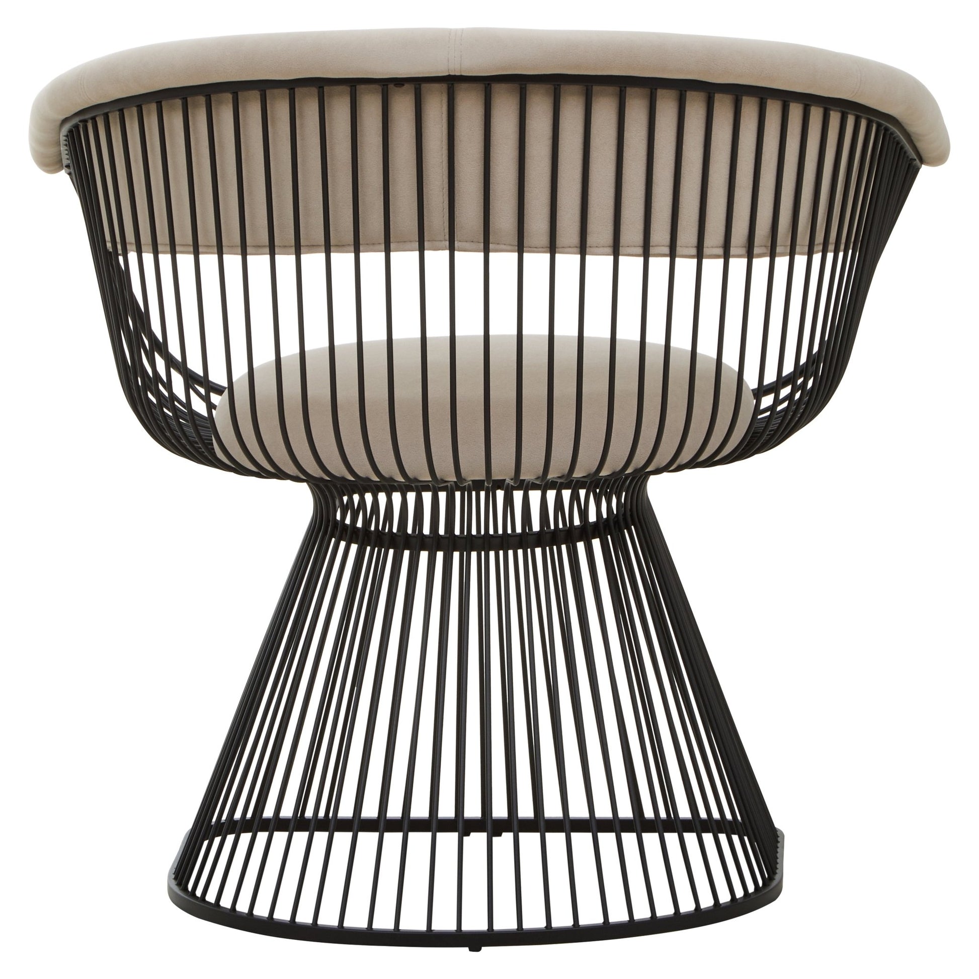 Sander Mink and Black Velvet Chair - Skandi London