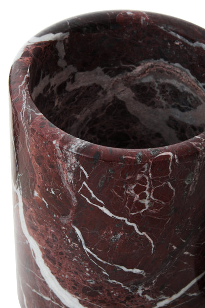 Vida Red Marble Ice Bucket - Skandi London