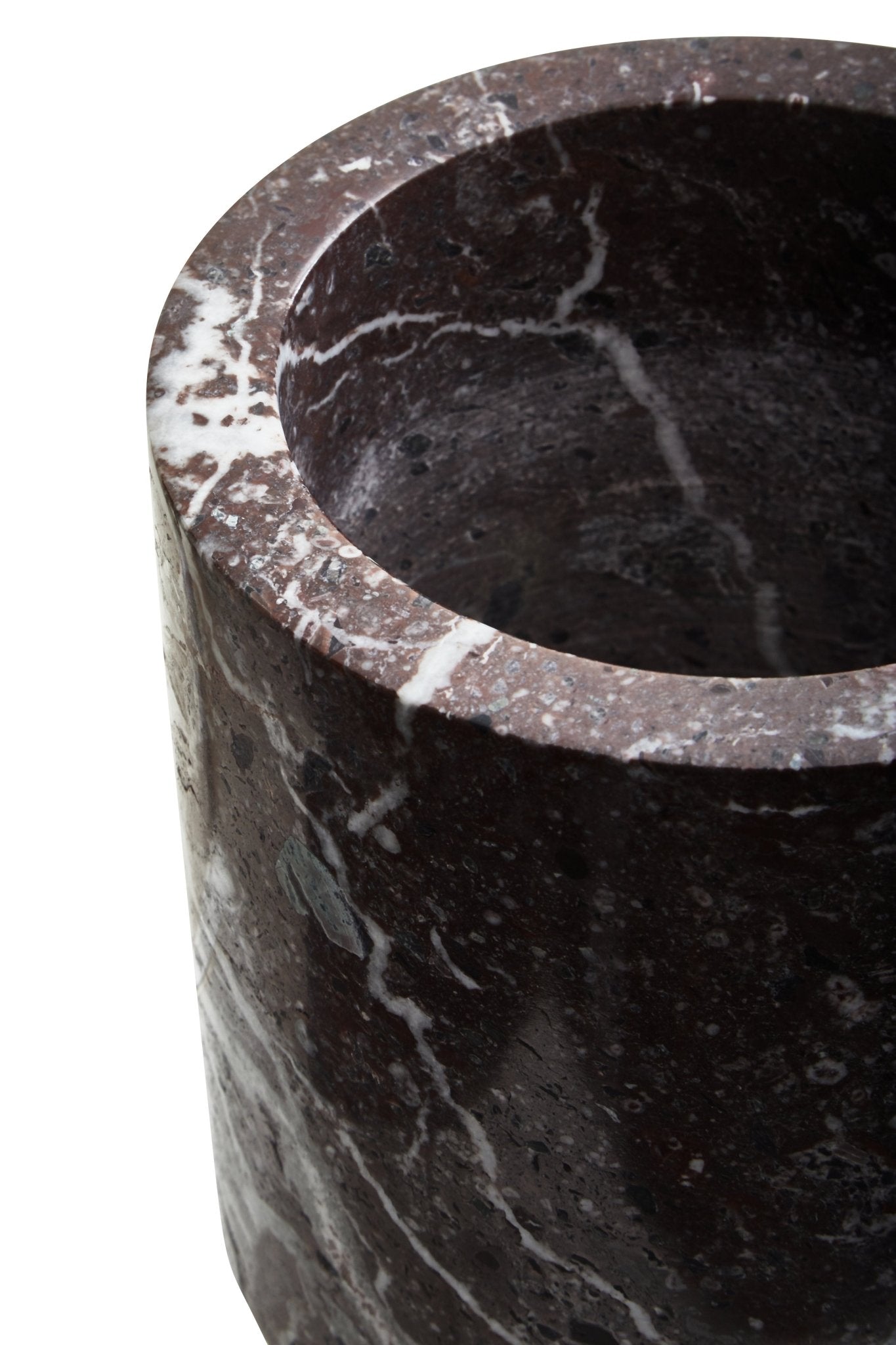 Vida Red Marble Ice Bucket - Skandi London