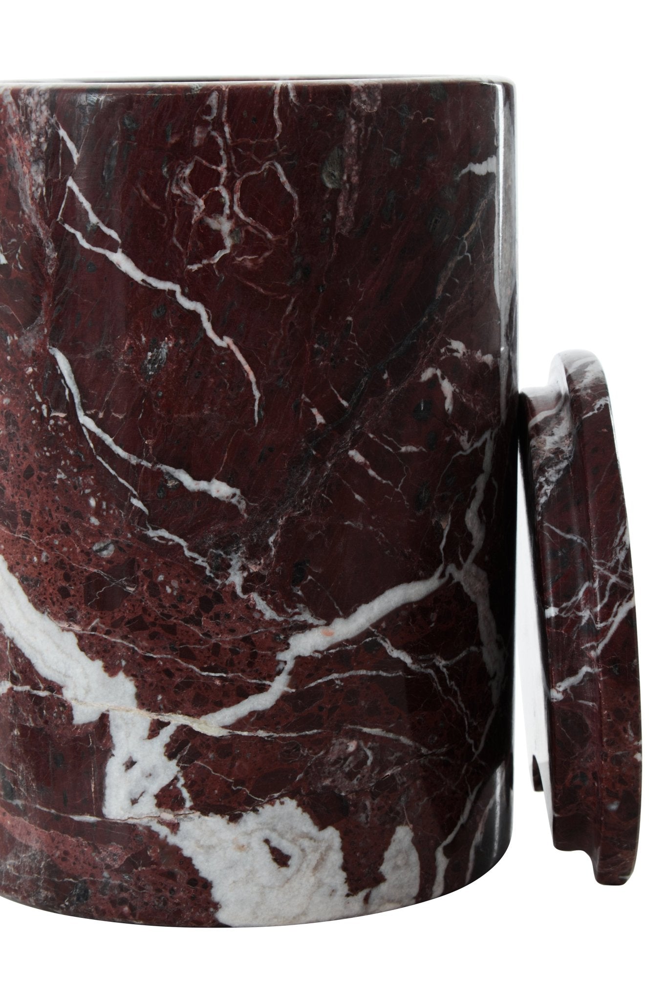 Vida Red Marble Ice Bucket - Skandi London