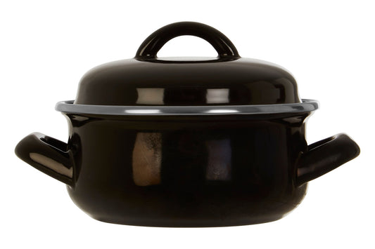 Maj 12cm Dia Black Mini Casserole Dish - Skandi London