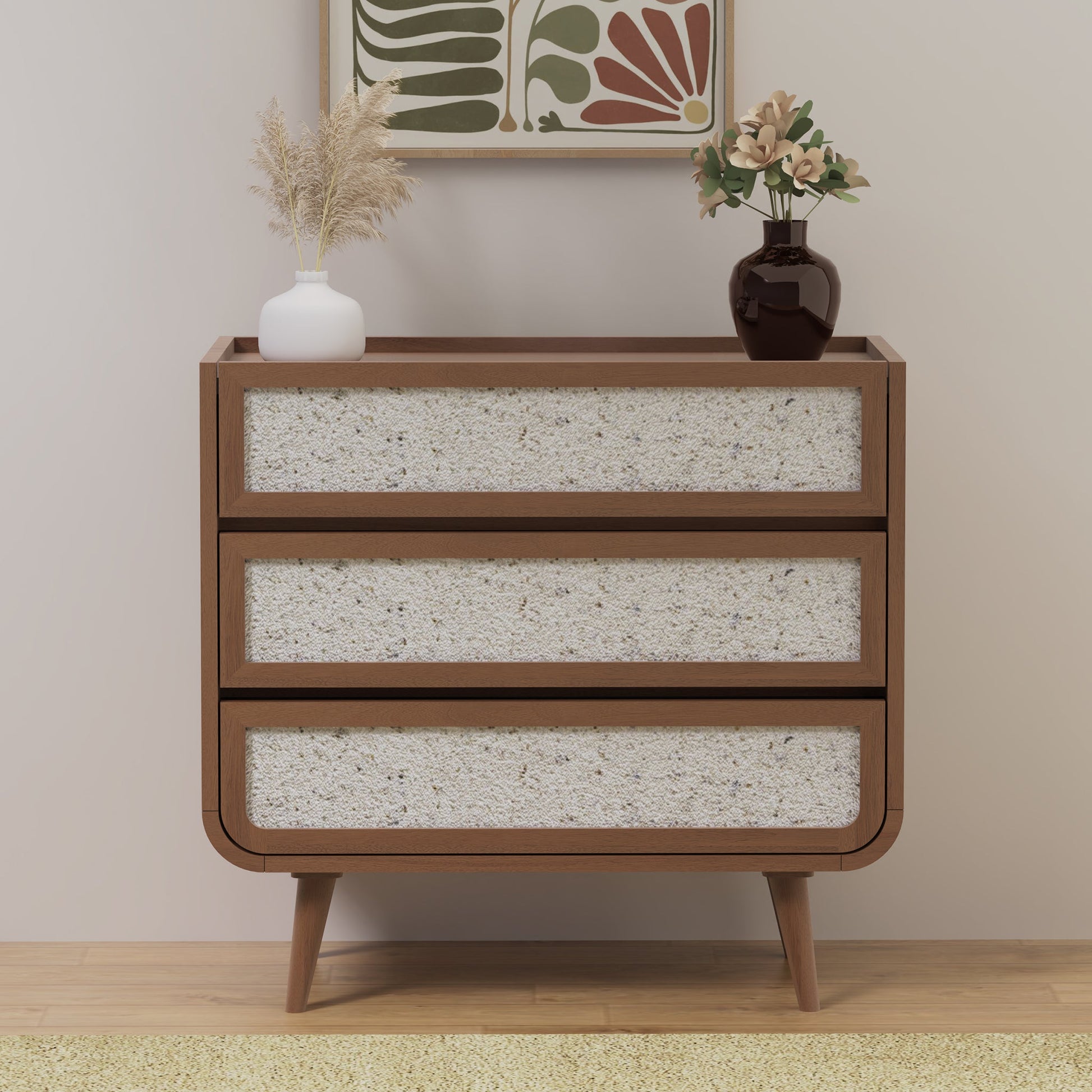 Brompton Three Drawer Chest - Natural - Skandi London
