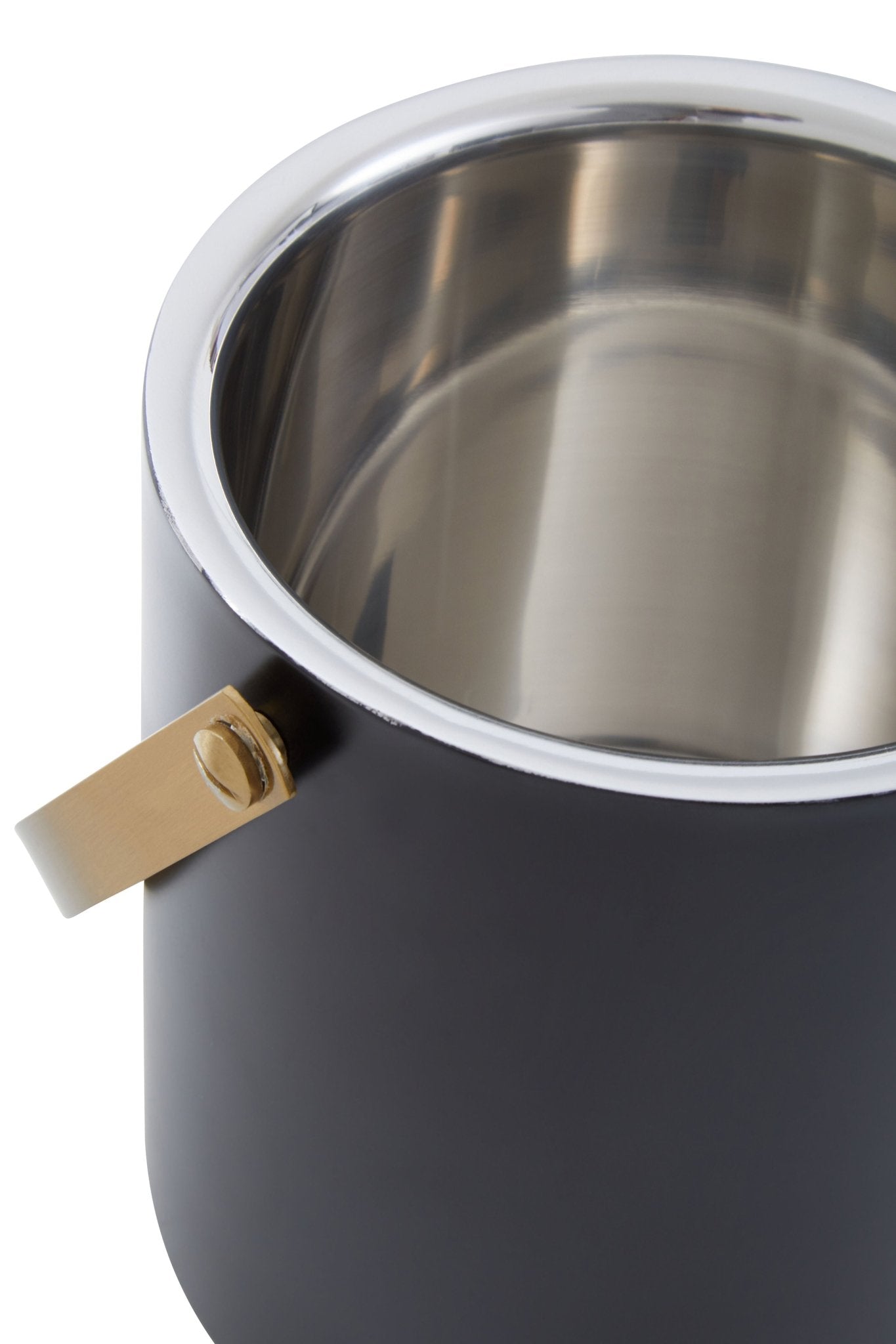 Kelda Black And Gold Finish Ice Bucket - Skandi London