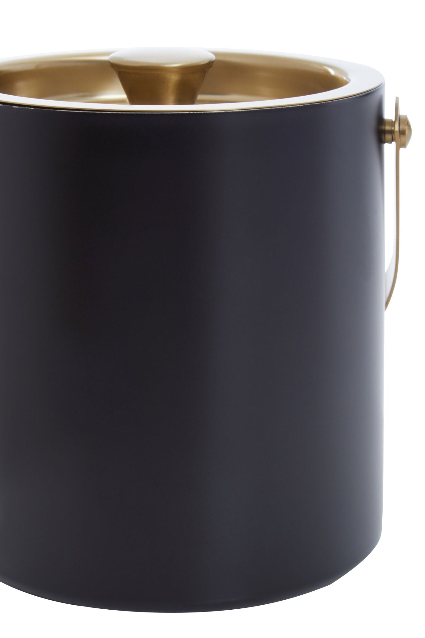 Kelda Black And Gold Finish Ice Bucket - Skandi London