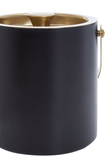 Kelda Black And Gold Finish Ice Bucket - Skandi London