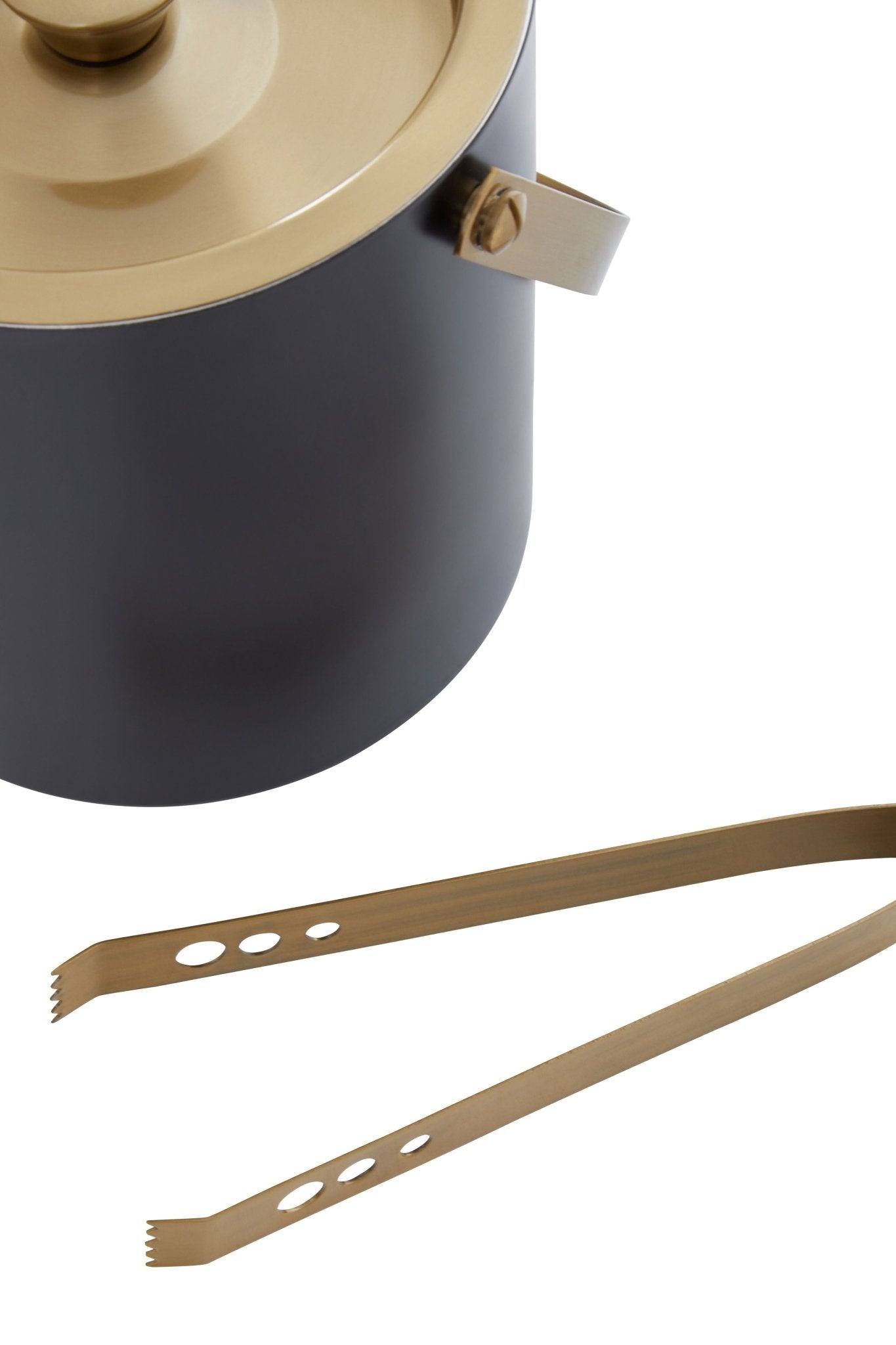 Kelda Black And Gold Finish Ice Bucket - Skandi London