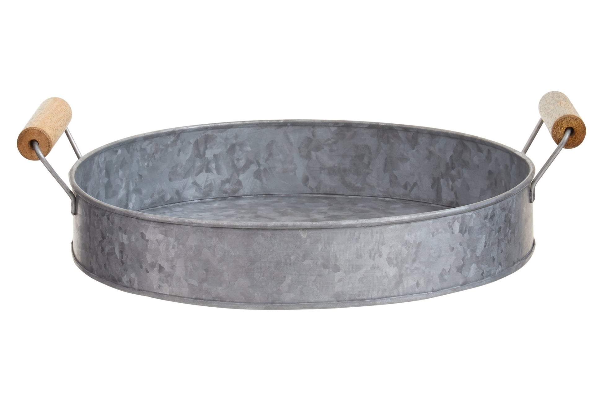Dair Round Tray With Wood Handle - Skandi London