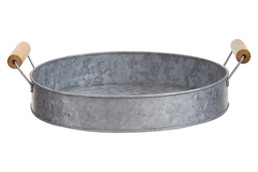 Dair Round Tray With Wood Handle - Skandi London