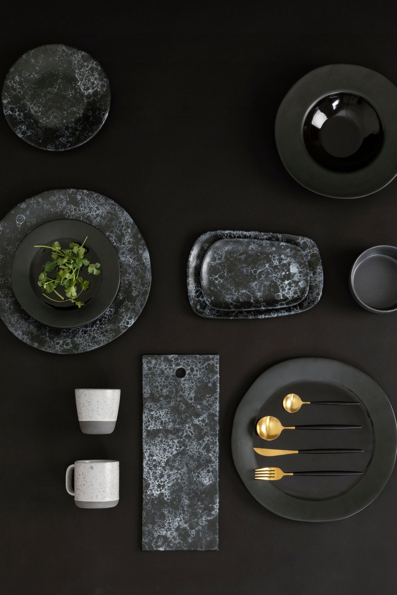Goran Black Pasta Bowl - Skandi London