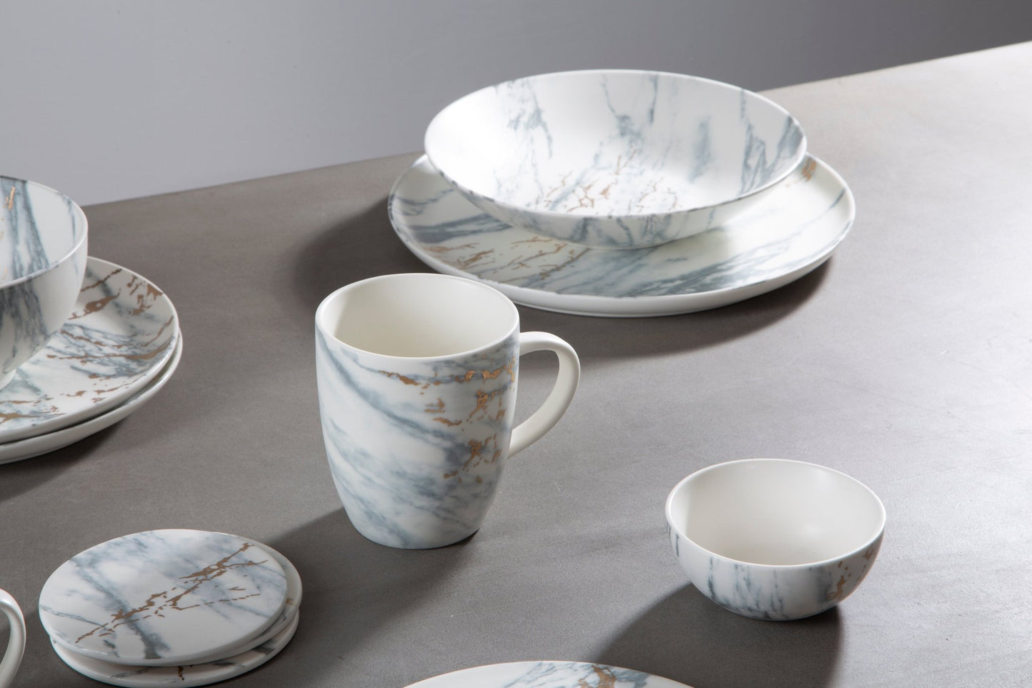 Jensen Marble Luxe Set Of 4 Coasters - Skandi London