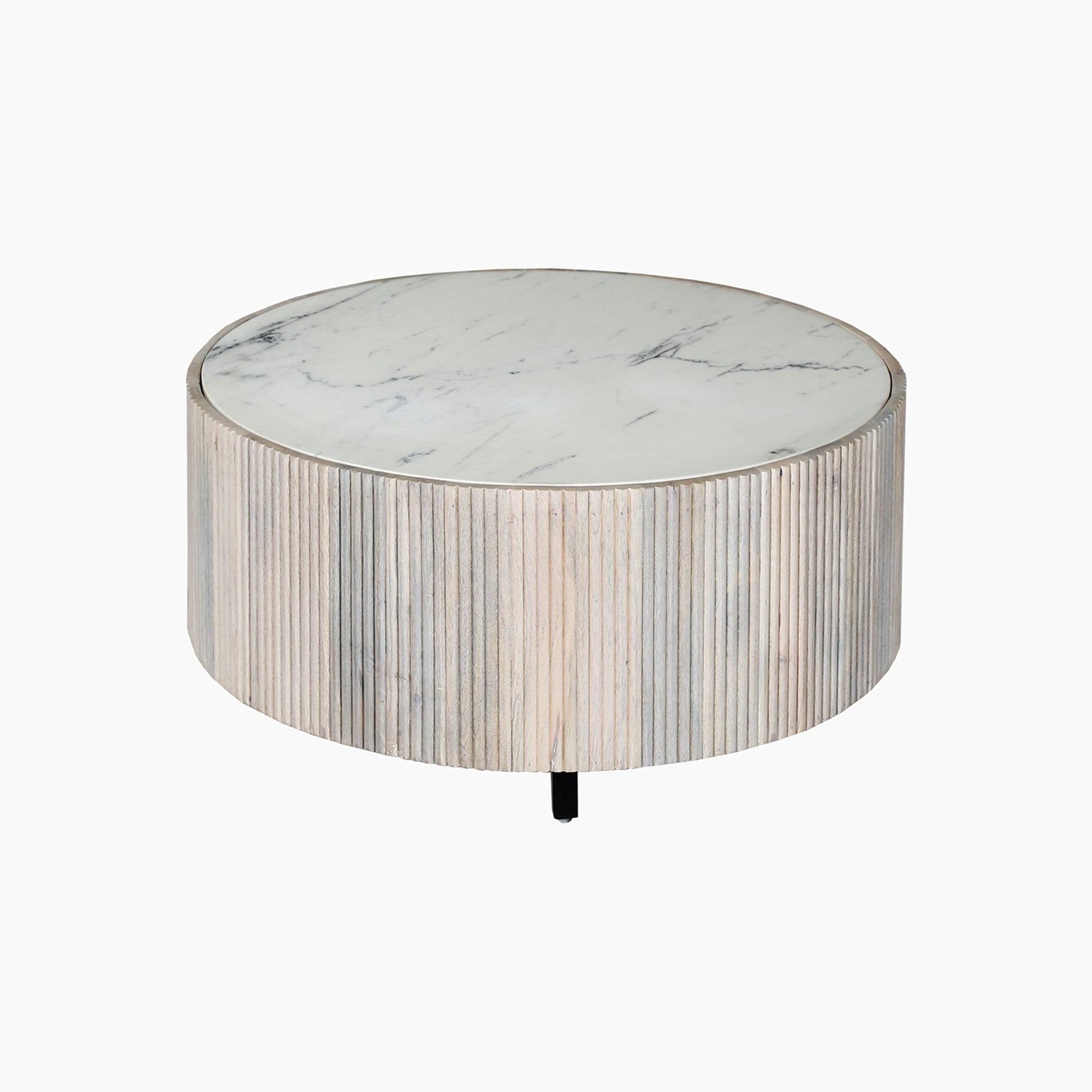 Hammersmith Drum Marble Top Coffee Table - Skandi London
