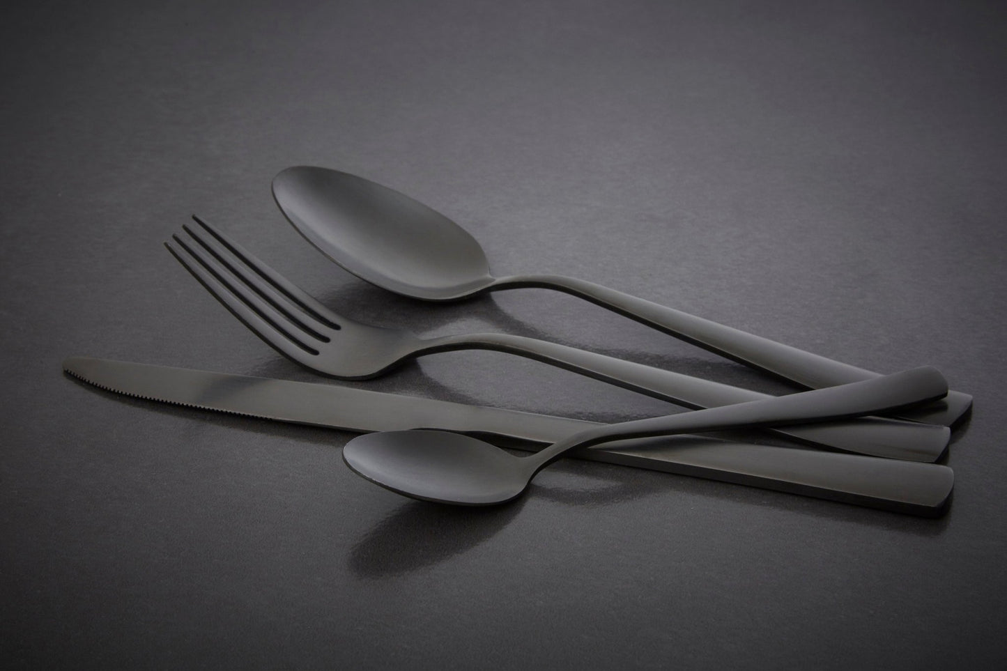 Asmund 16 Piece Onyx Cutlery Set - Skandi London