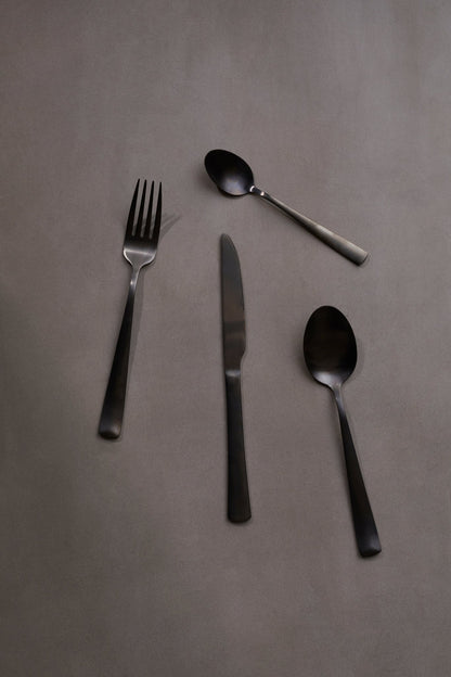 Asmund 16 Piece Onyx Cutlery Set - Skandi London