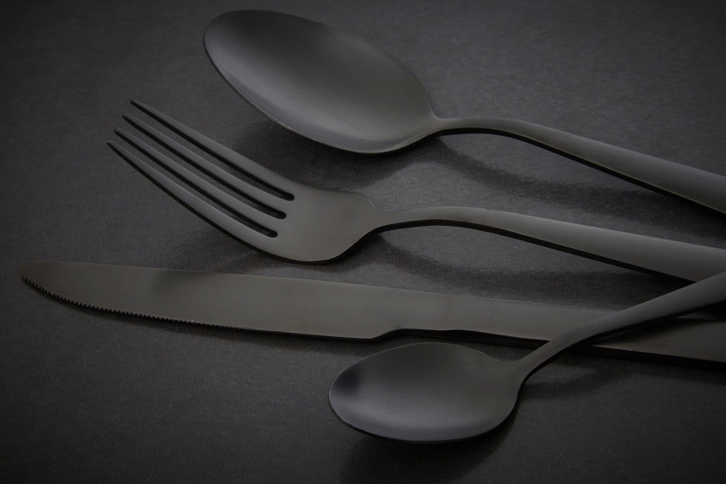 Asmund 16 Piece Onyx Cutlery Set - Skandi London
